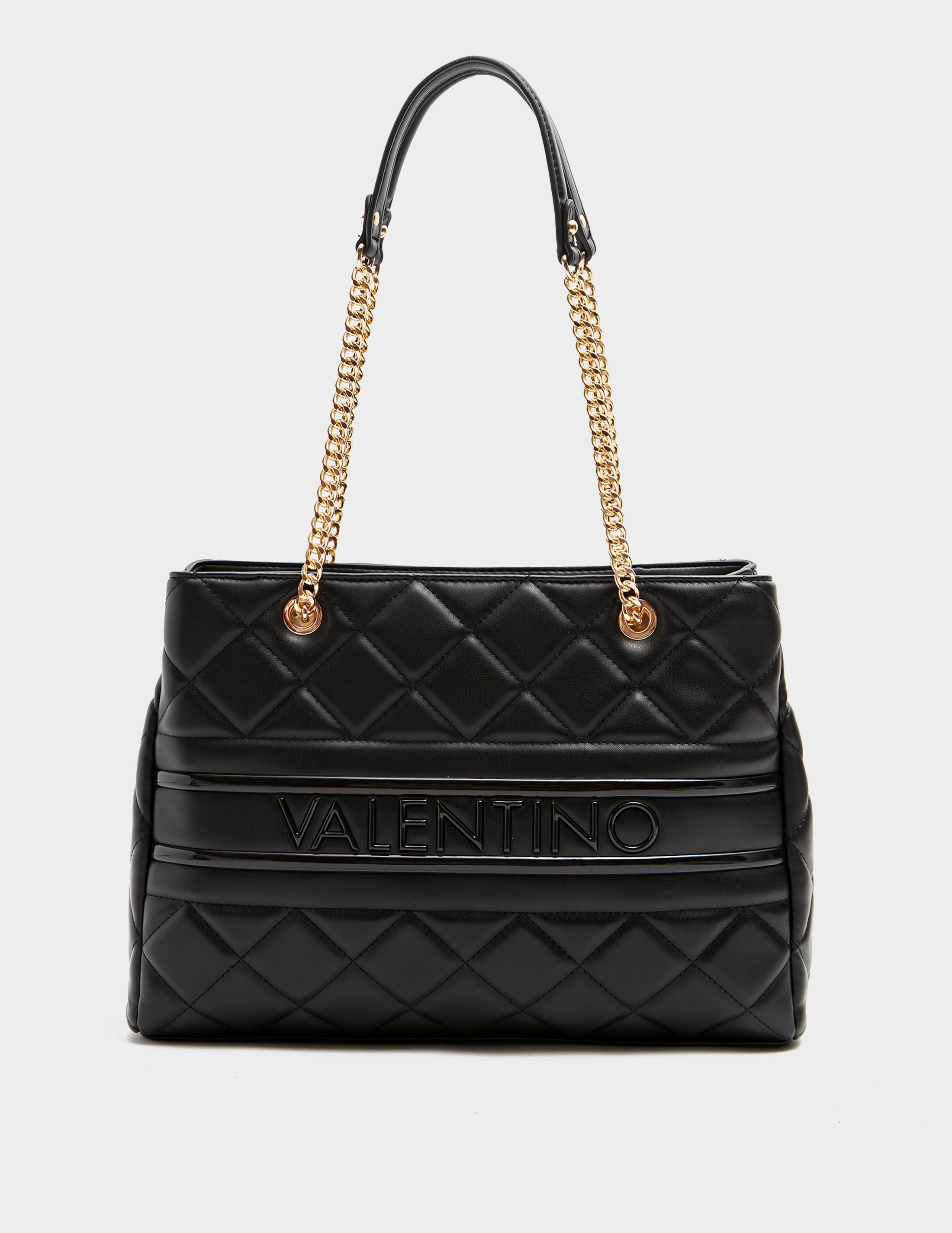 Black Valentino Bags Ada Chain Tote Bag Tessuti