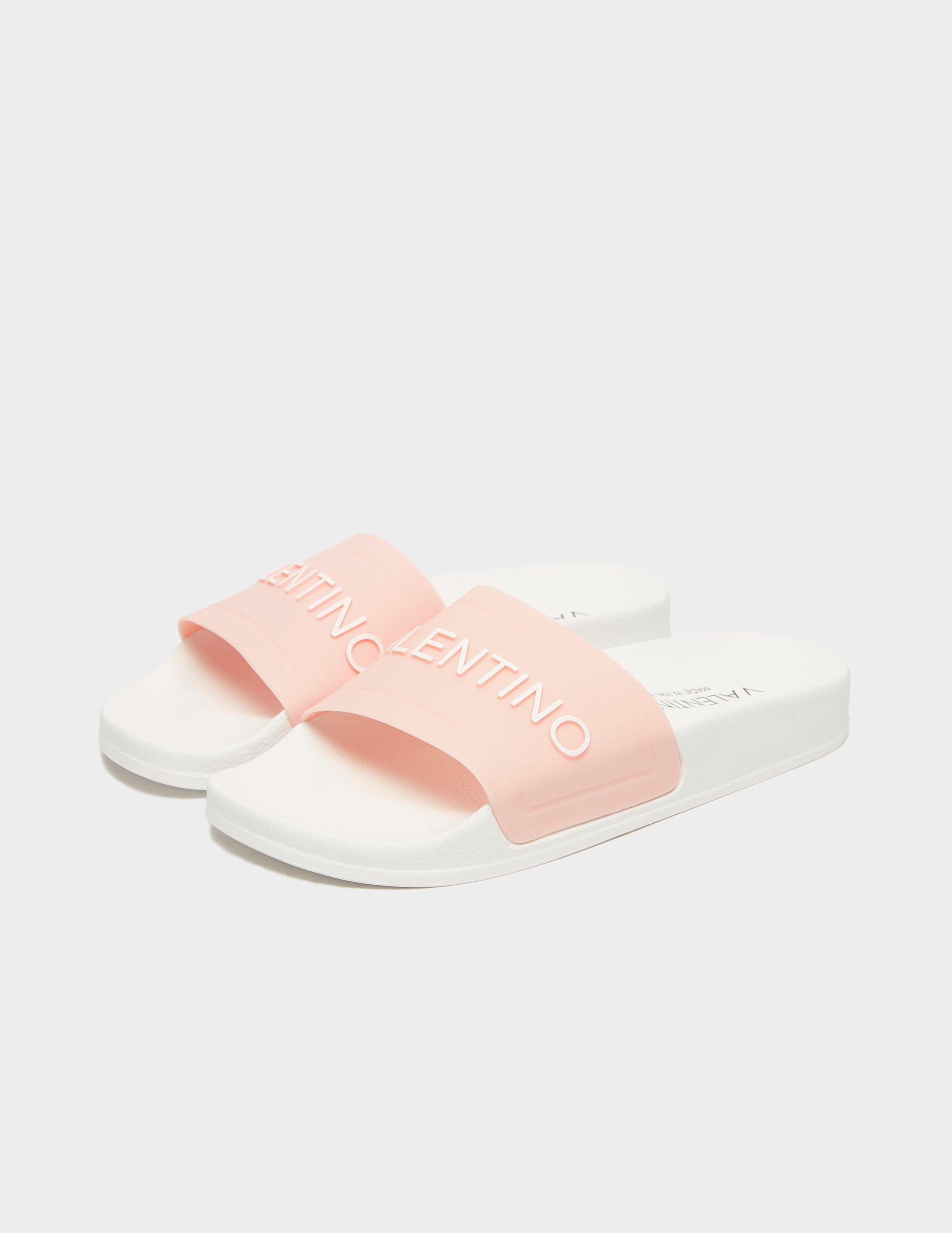pink valentino slides