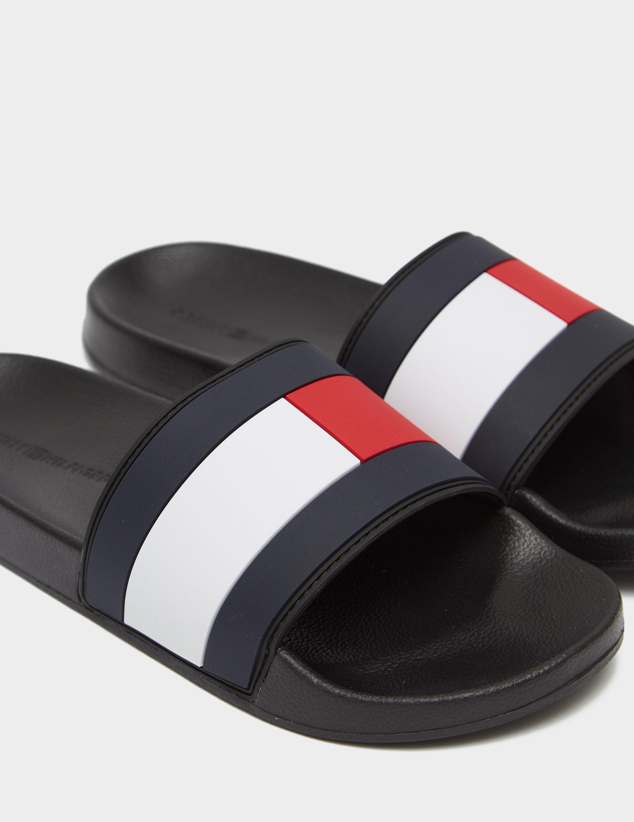 black tommy slides