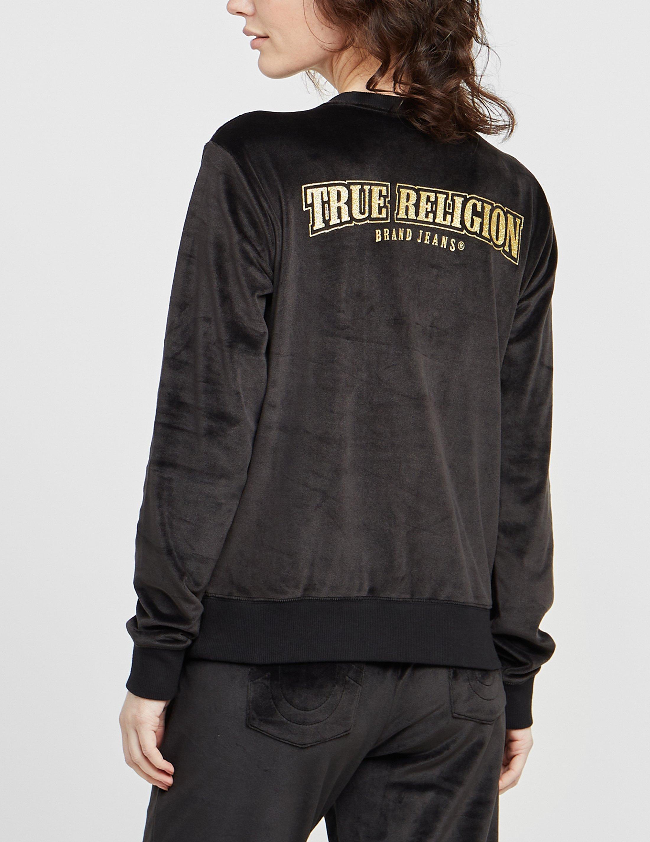 true religion velour tracksuit womens