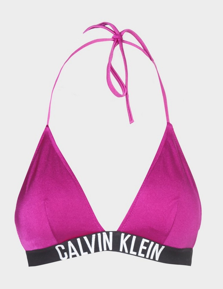 Calvin Klein Swim Triangle Tape Bikini Top