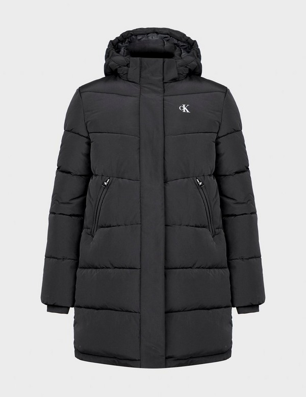 Calvin Klein Long Hooded Puffer Jacket