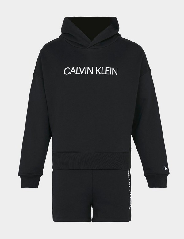 Calvin Klein Jeans Girls Logo Hoodie/Shorts Set