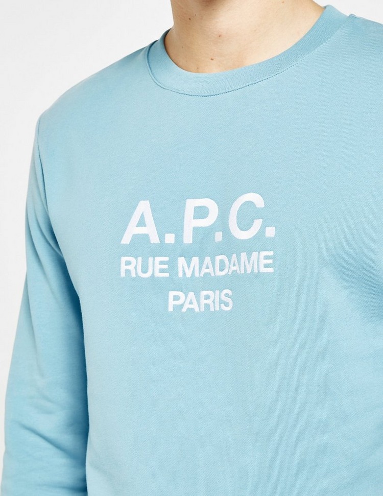 A.P.C Large Rue Logo Sweatshirt