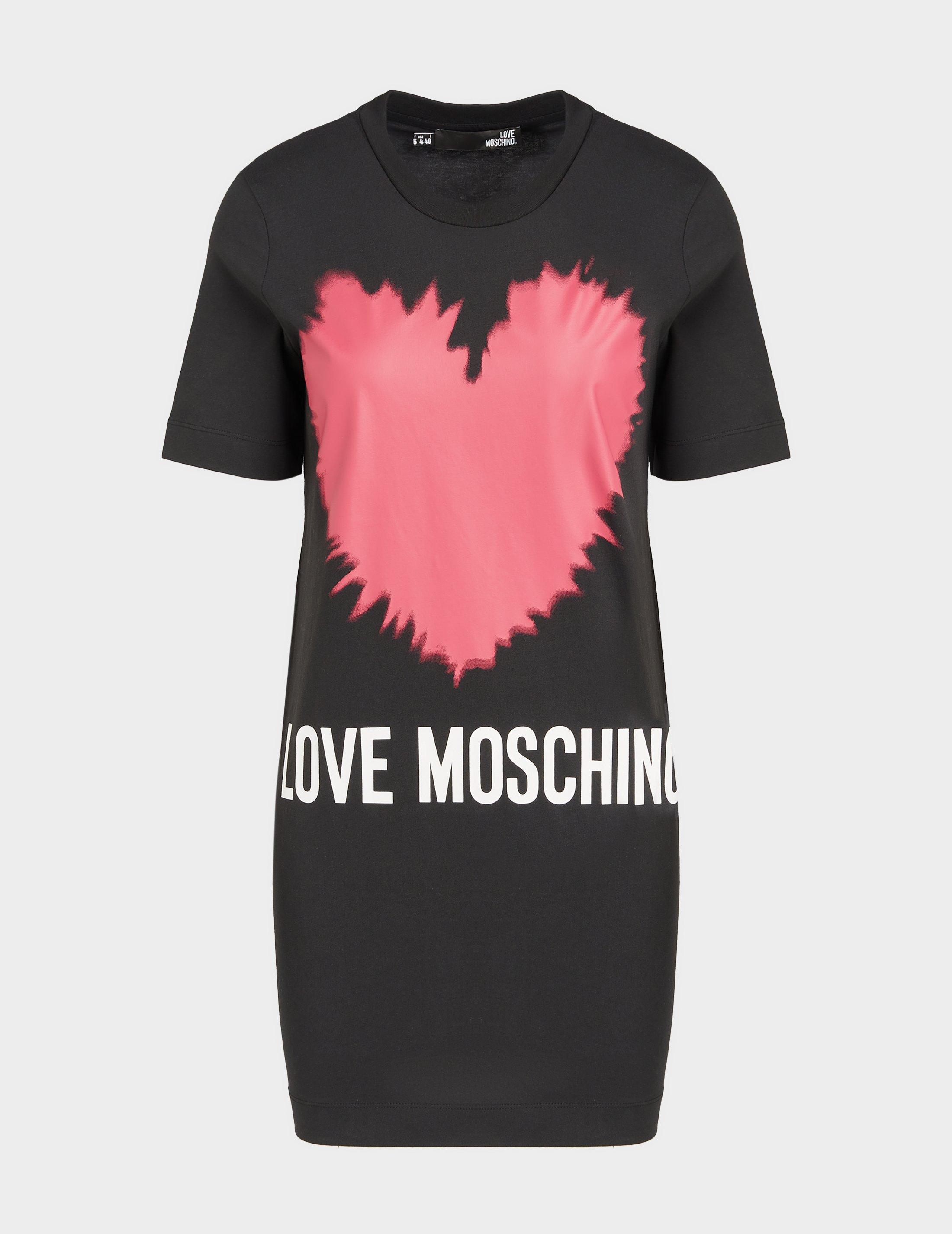 love moschino heart t shirt
