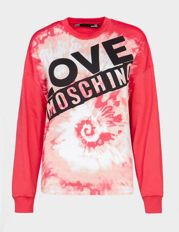 Love Moschino Tie Dye Sweatshirt