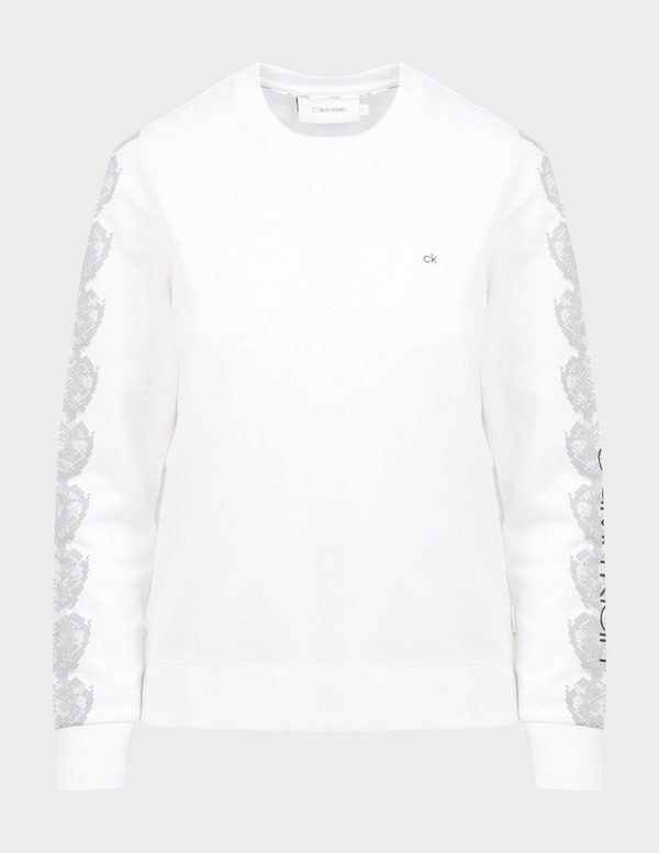 Calvin Klein Womenswear Print Sleeve Sweatshirt