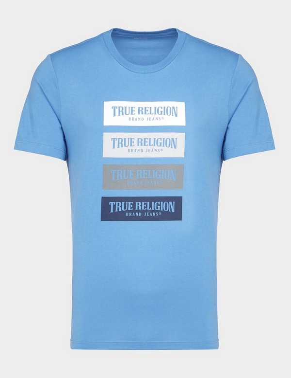True Religion Qaud Box Logo T-Shirt