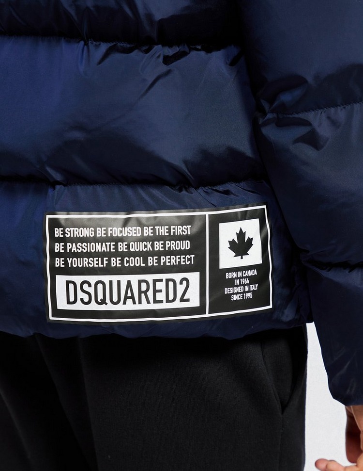 Dsquared2 Tab Hooded Puffer Jacket