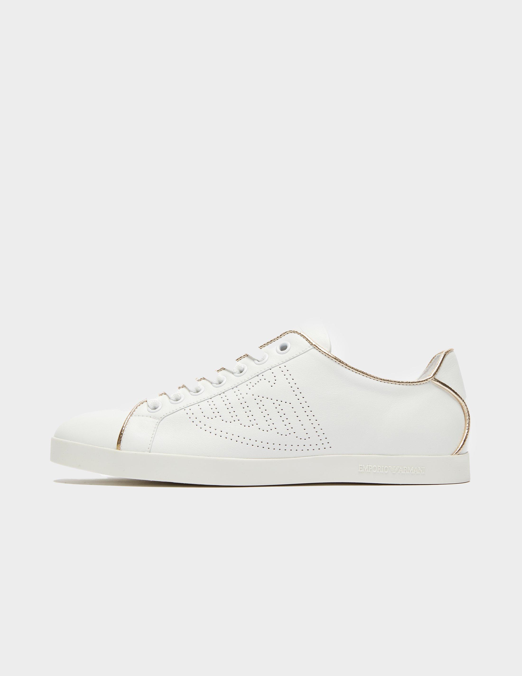 emporio armani logo trainers