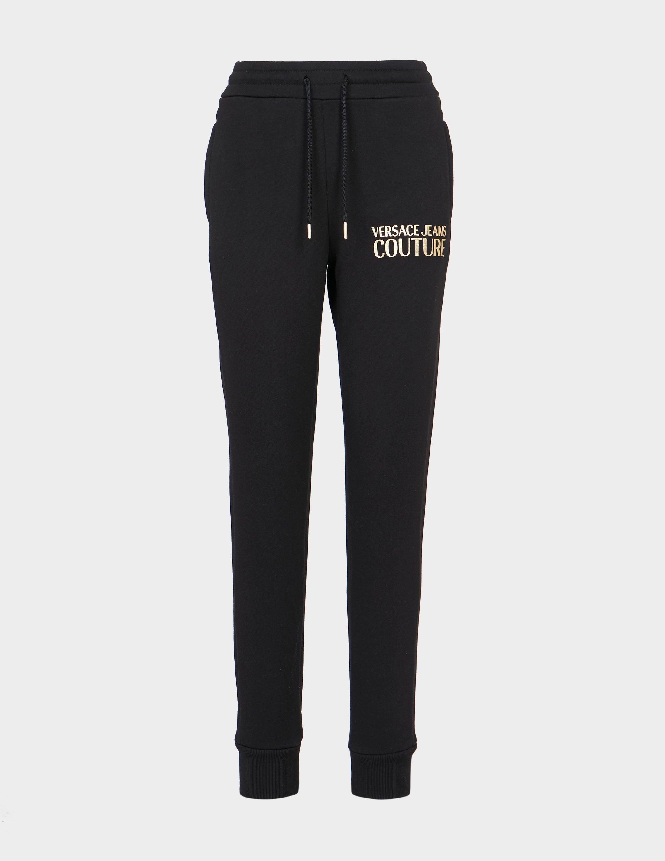 versace pants black