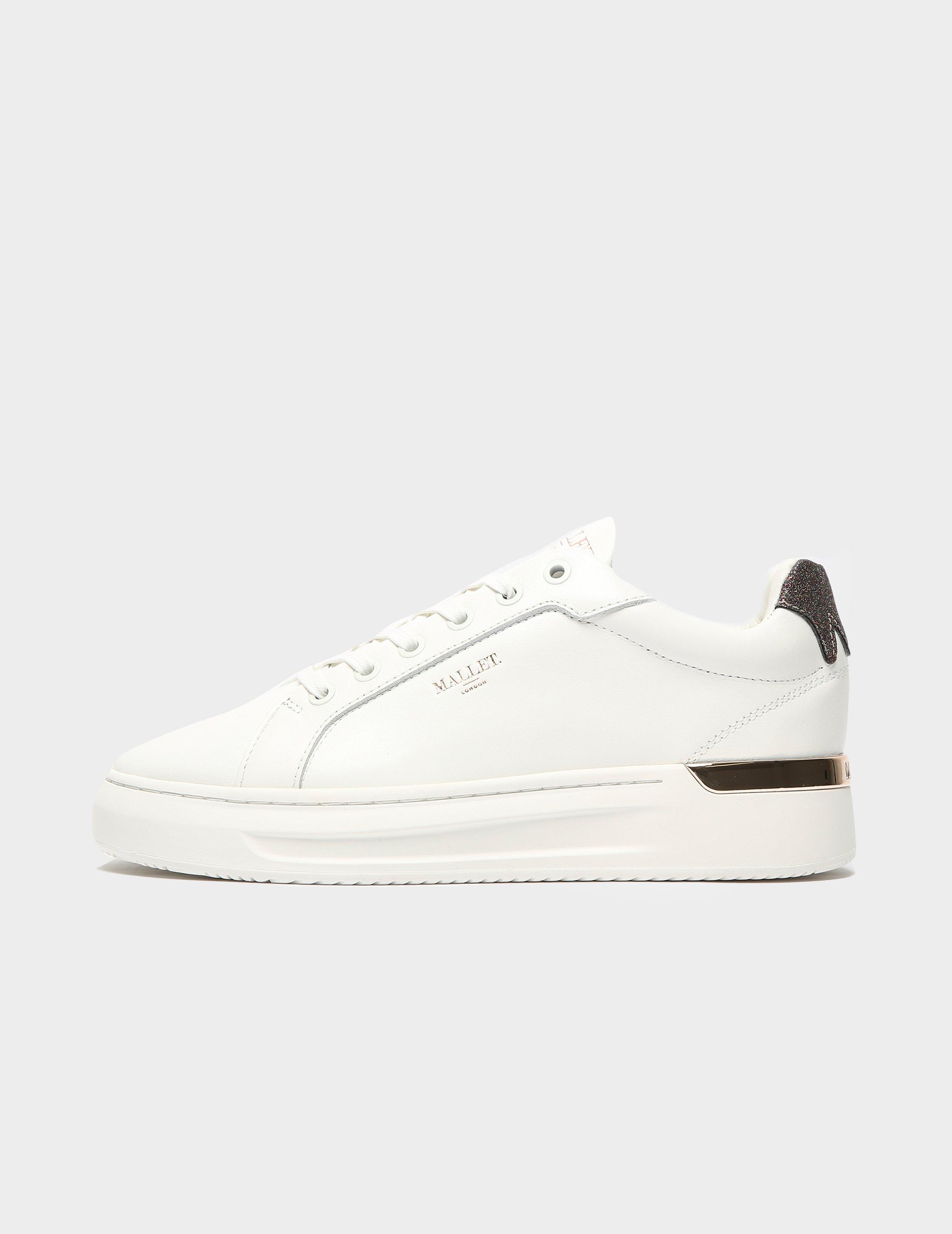 womens white mallet trainers