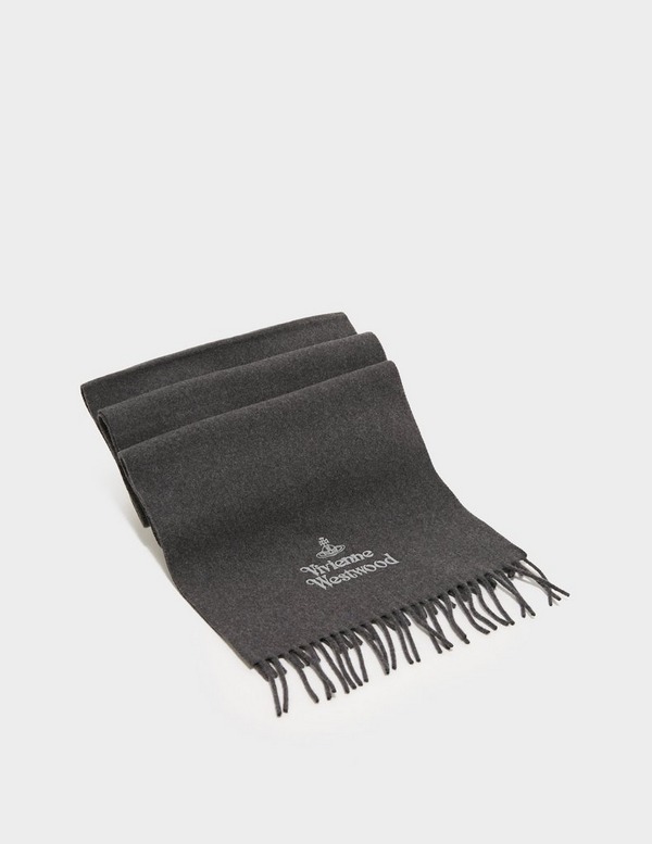Vivienne Westwood Embroidered Lambswool Scarf