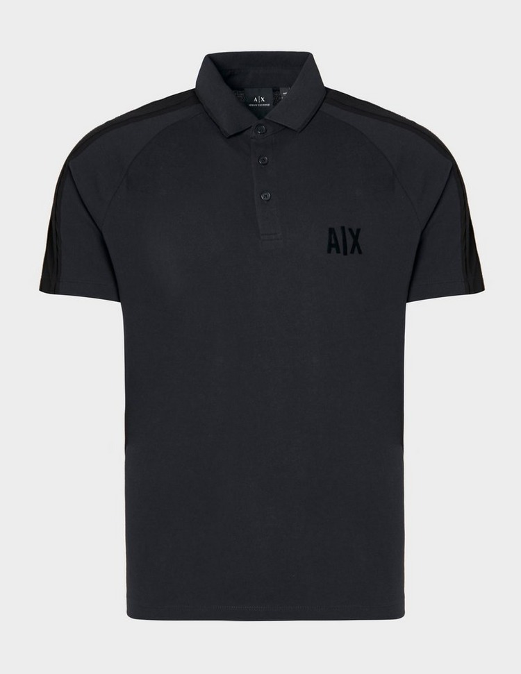 Armani Exchange Flocked Logo Polo Shirt
