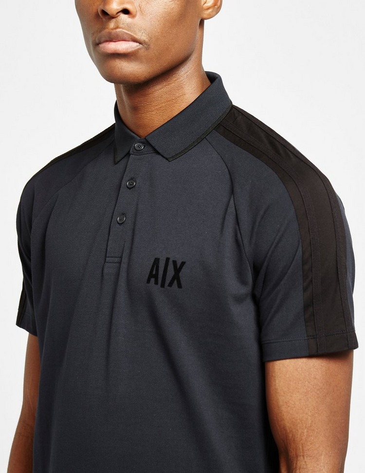 Armani Exchange Flocked Logo Polo Shirt