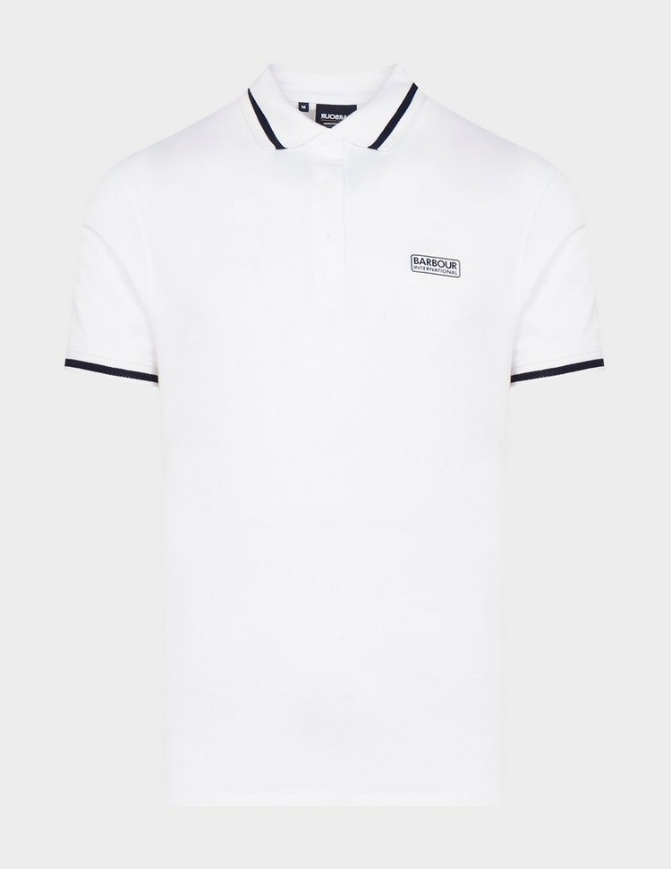 Barbour International Grid Tipped Polo Shirt