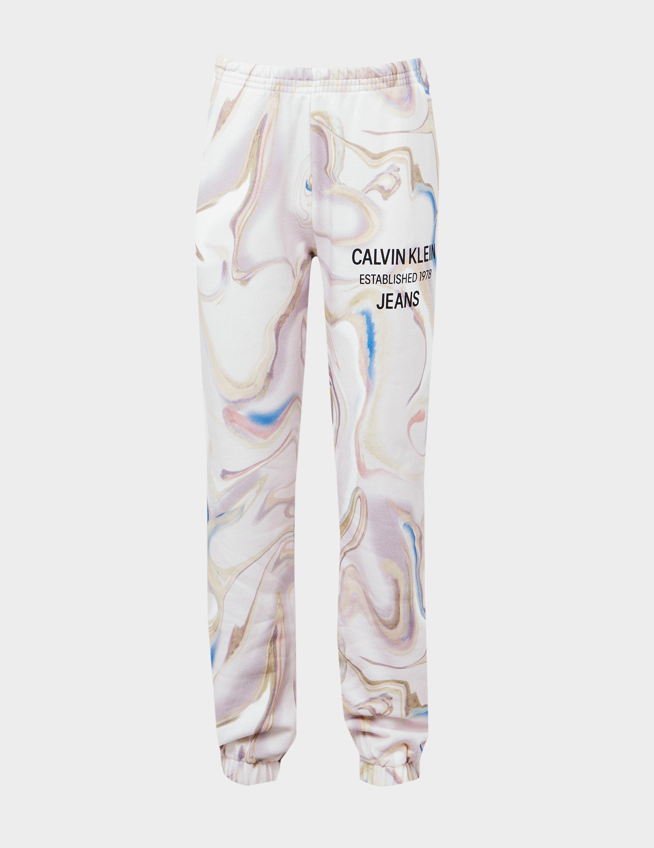 calvin klein camo joggers