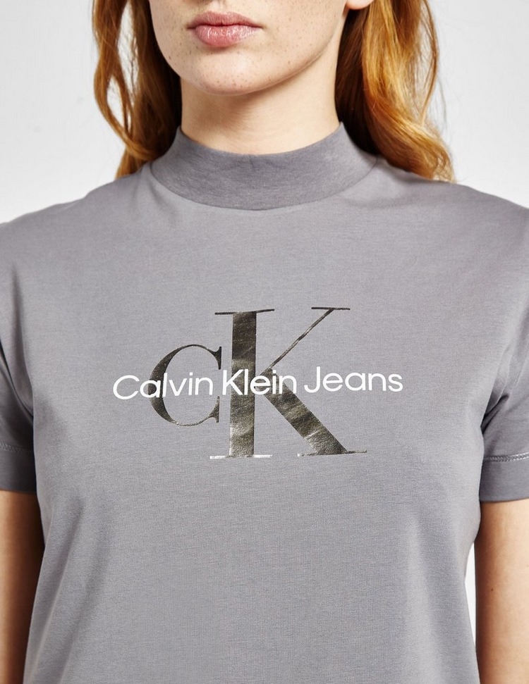 Calvin Klein Jeans MONOGRAM HIGH NECK T-SHIRT