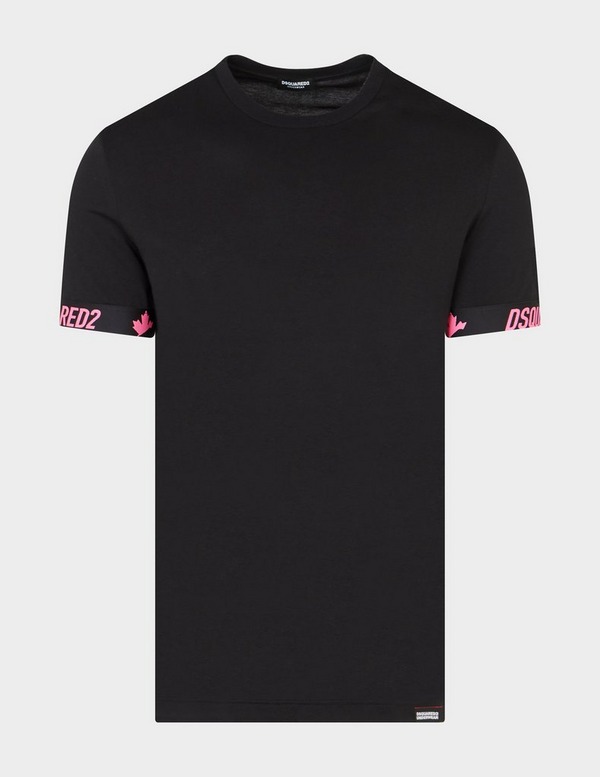 Dsquared2 Pink Arm Tape T-Shirt