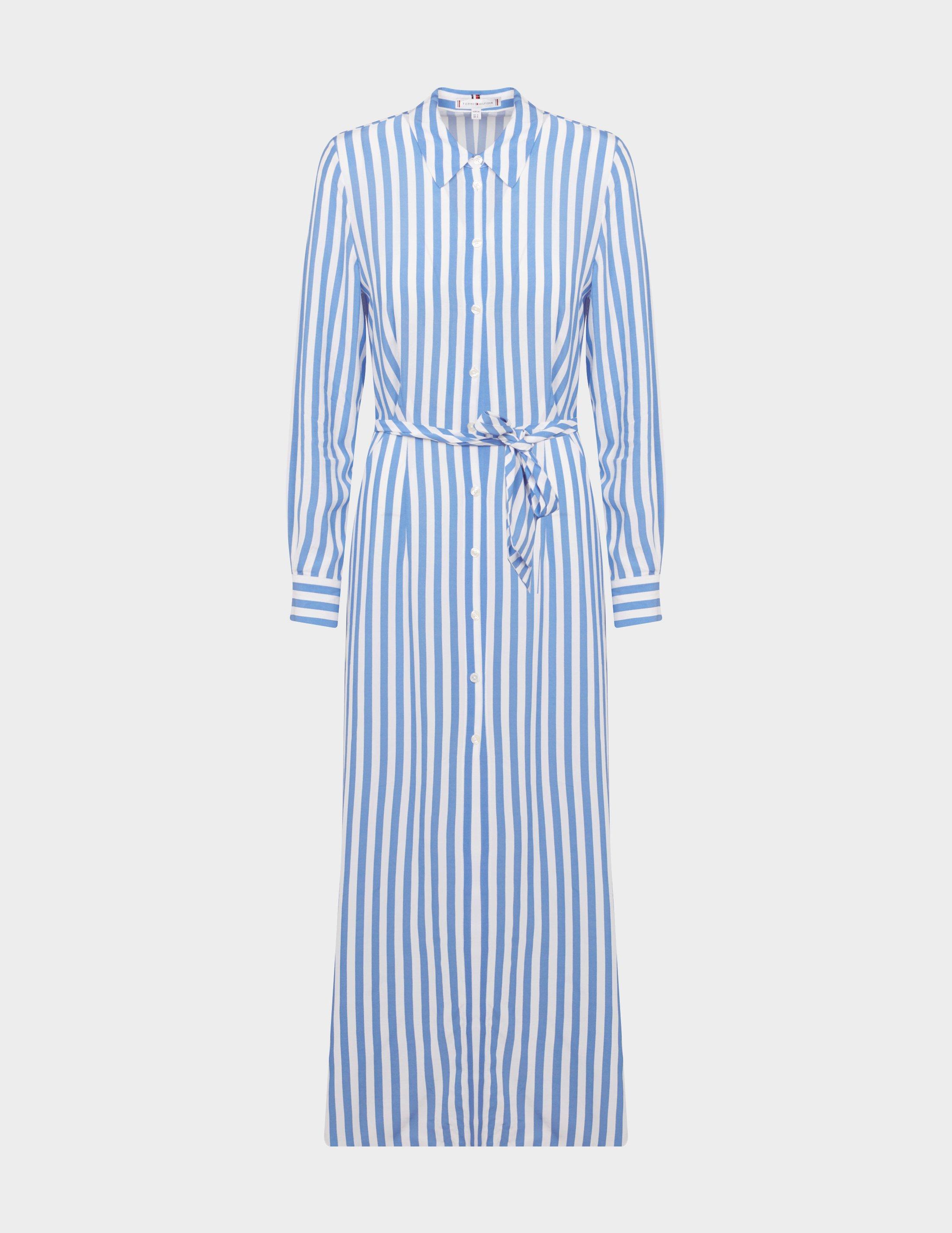 tommy hilfiger blue striped dress