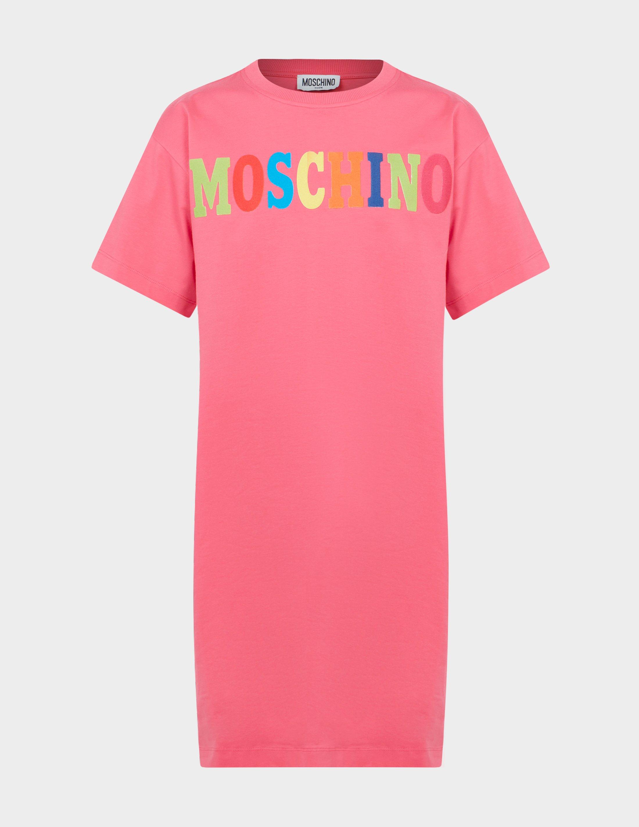 moschino white t shirt dress