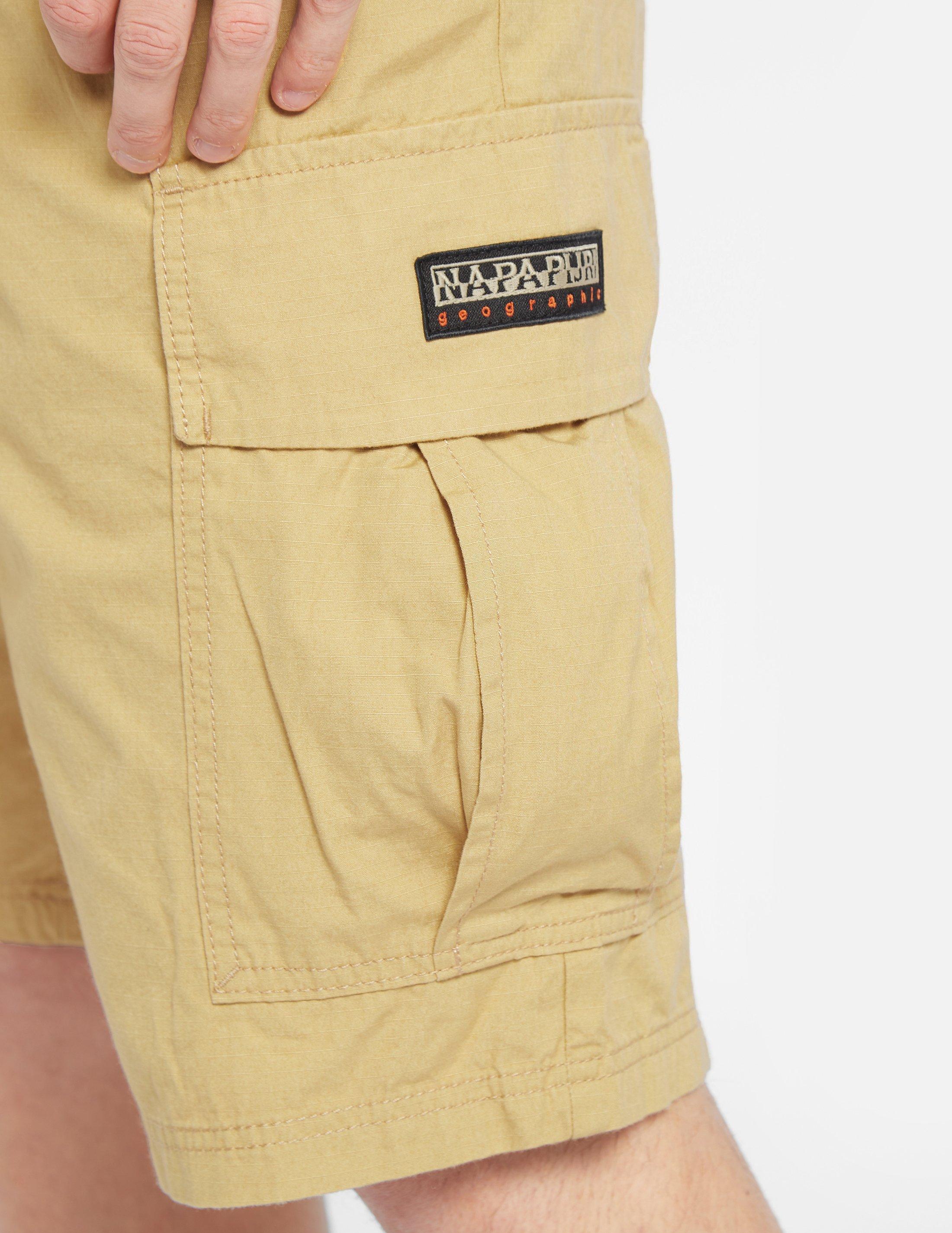 Napapijri Synthetic Ripstop Nylon Shorts in Brown for Men Mens Clothing Shorts Casual shorts 