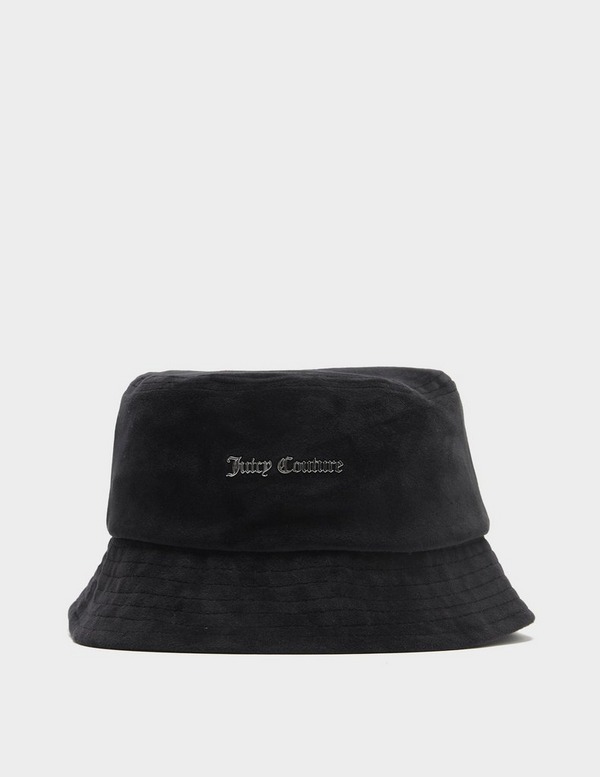Black JUICY COUTURE Velour Bucket Hat | Tessuti