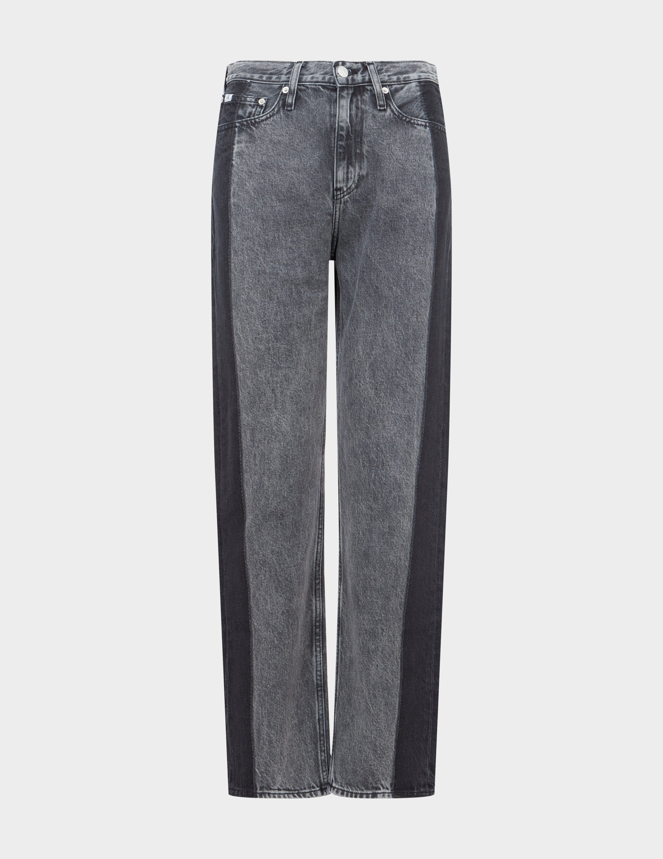 Black Calvin Klein Jeans High Rise Straight Jeans | Tessuti