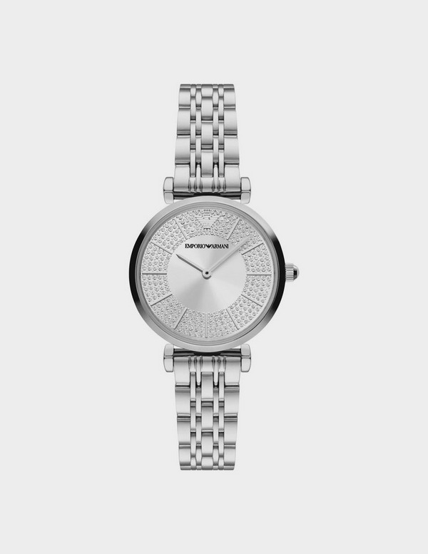 Emporio Armani Two Hand Stainless Steel Watch