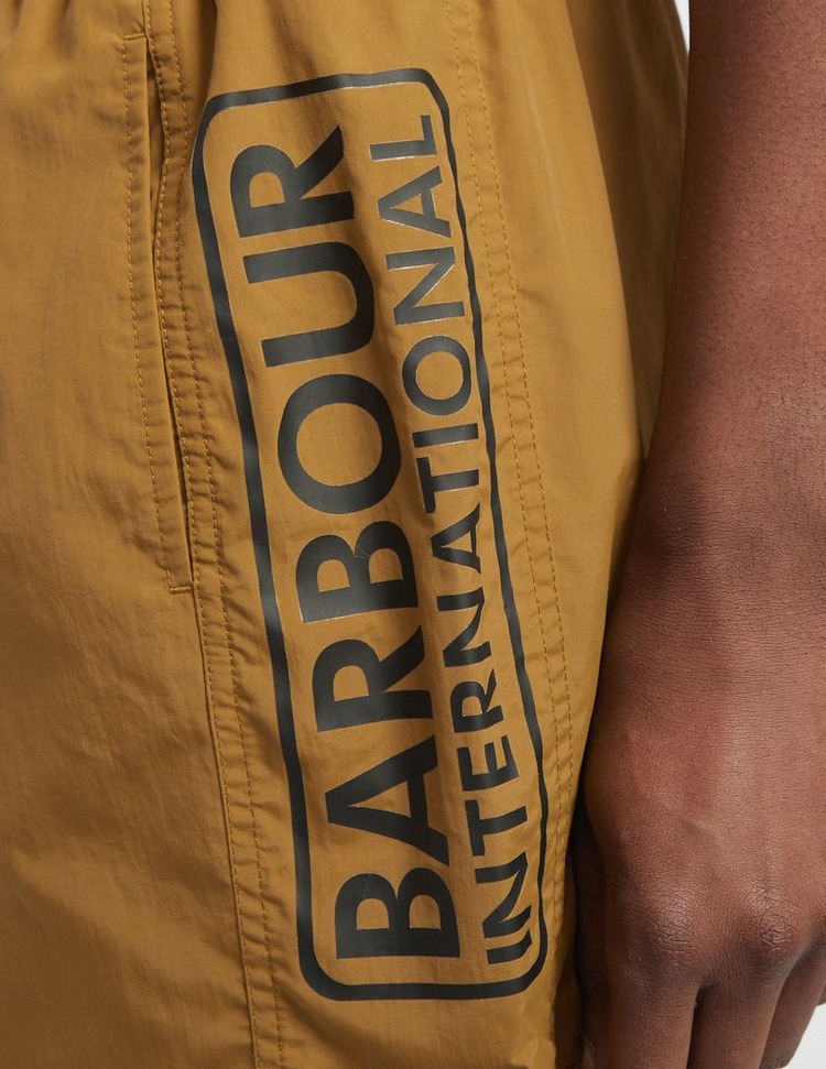 Barbour International Large Logo Swim Shorts