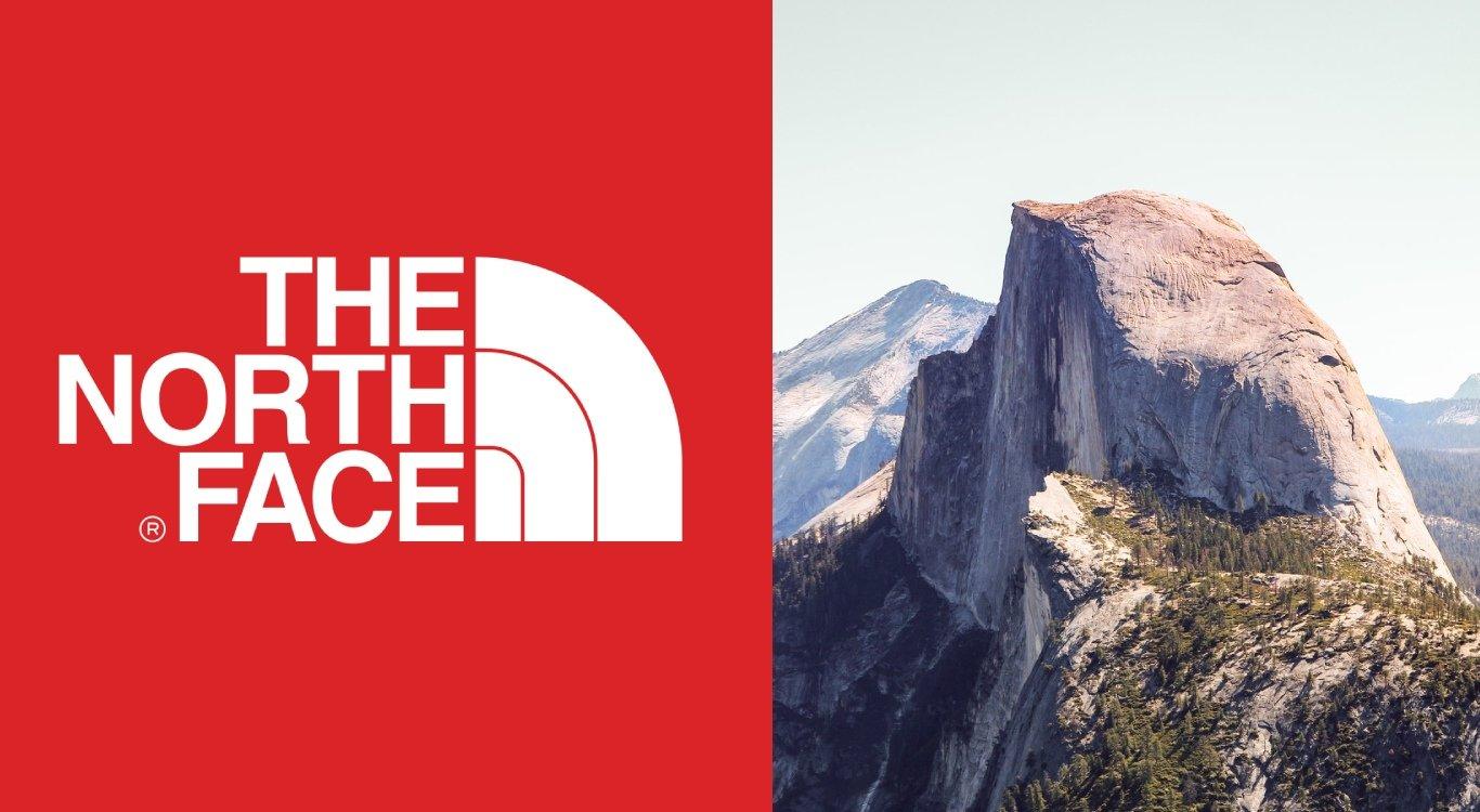 Logo The North Face con Half Dome