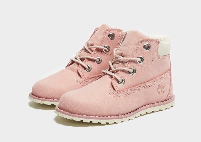 botas timberland rosas para niña