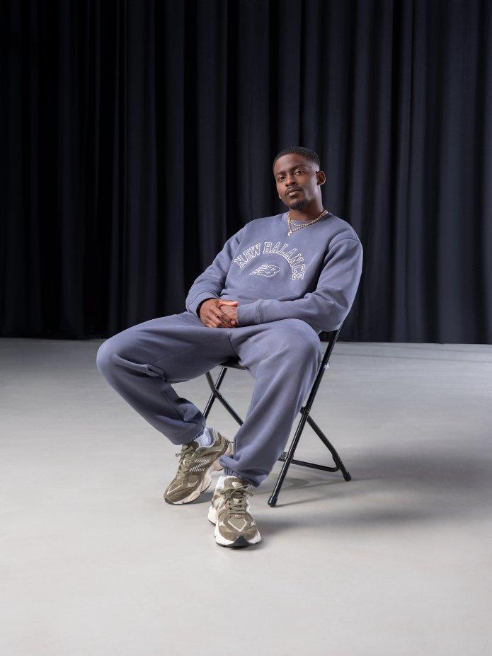 Trayvon vistiendo las nuevas 9060