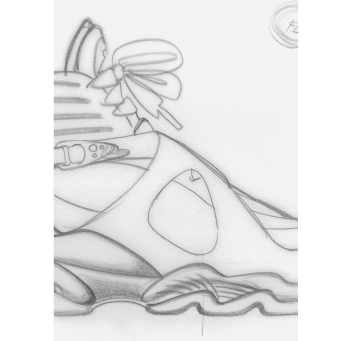 Air Jordan VIII Sketch