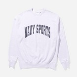 Navy Sports Logo Sweatshirt