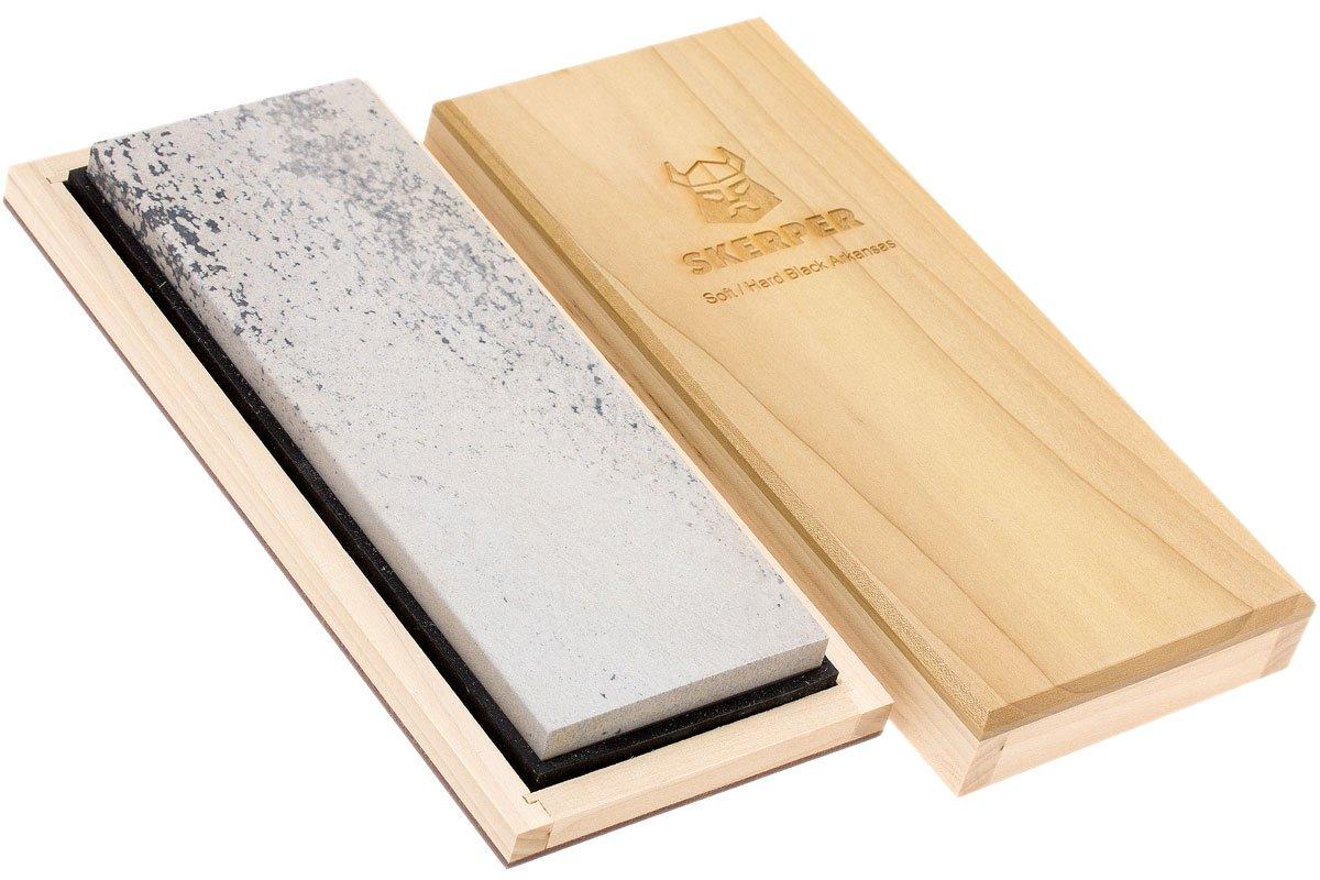 Arkansas combination natural sharpening stones, Soft/Hard Black