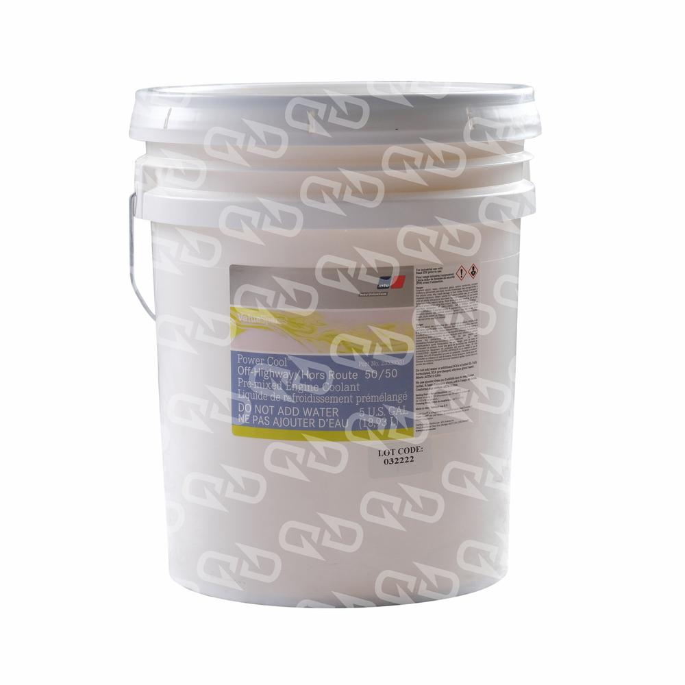 MTU Power Cool Coolant, 50/50 PreMix, 5Gallon Pail 23533531 Diesel Dash