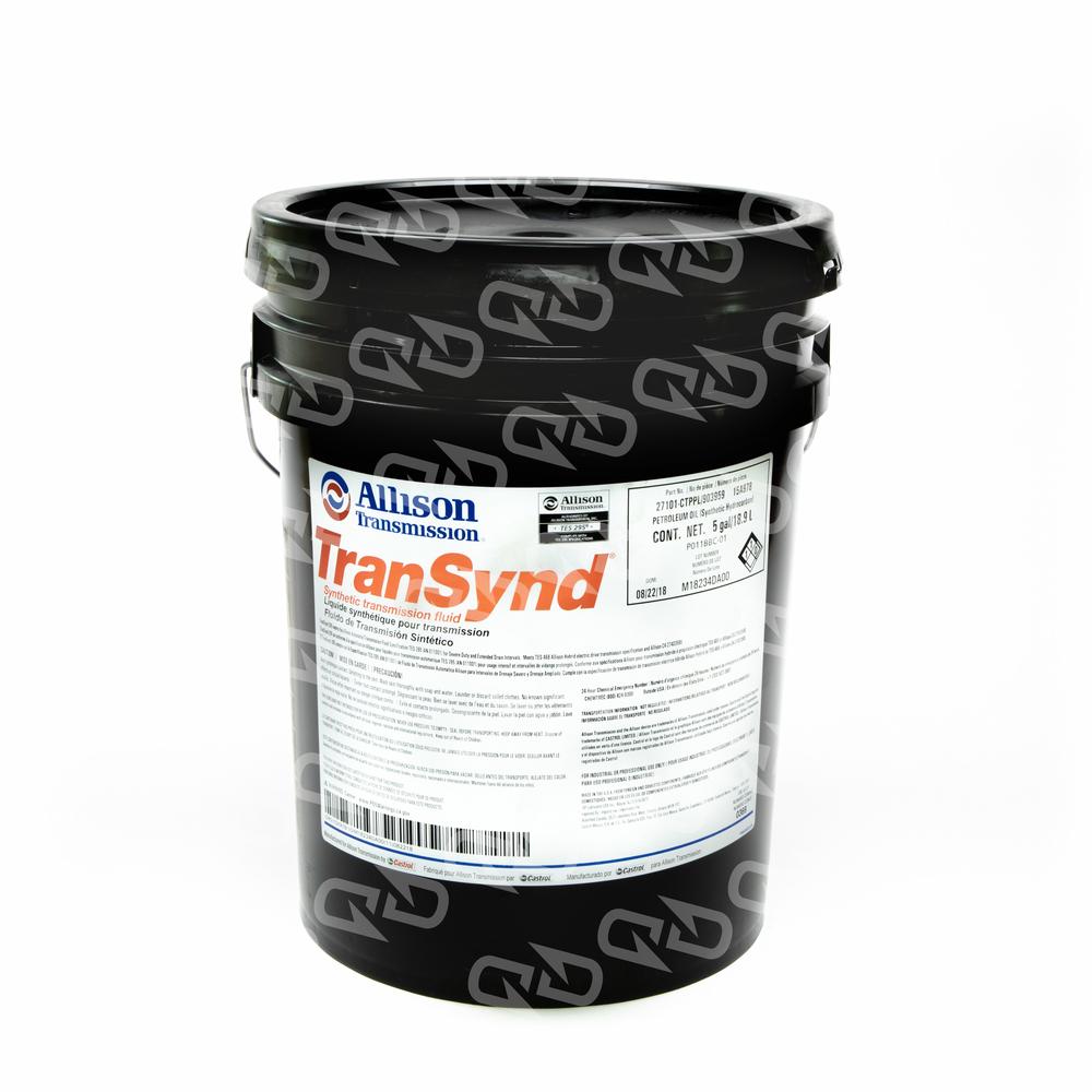TranSynd Synthetic Transmission Fluid, 5 Gallon, Compatible with 295