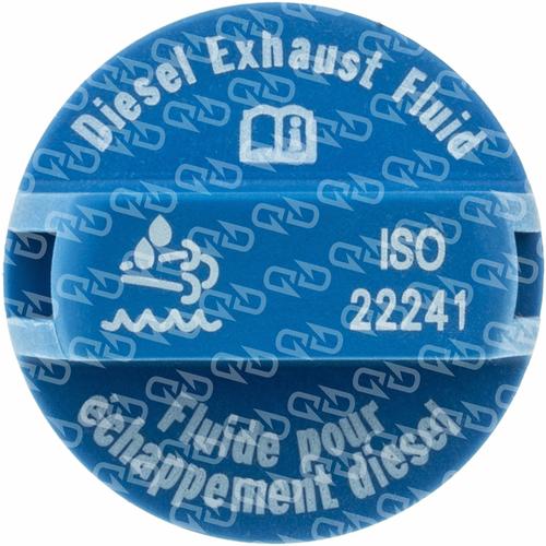 関送込 JCAESAR X 00:00 GASOLINE BLUE DIRTY-DYE CAP Gates Diesel Exhaust Fluid (DEF) Blue Cap, 1-9/16 in Non