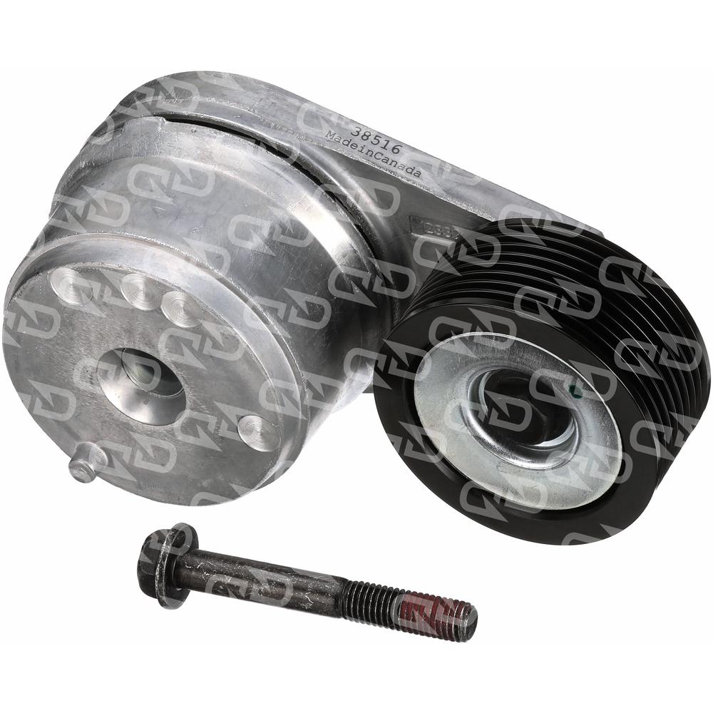 Gates Belt Drive Tensioner, with Bolt, Steel VRibbed EightGrooved, 76