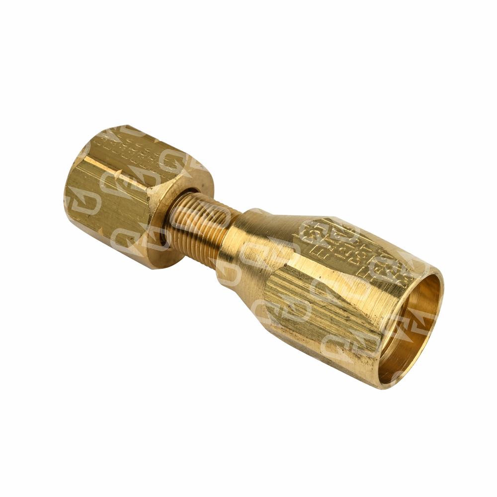 Aeroquip Reusable Hydraulic Hose Female Fitting, Size 8, 45 DEG Swivel