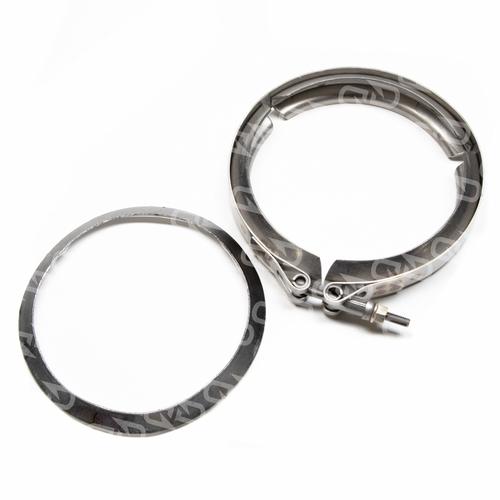 Detroit Exhaust Pipe Clamp Kit, 5 in DDE A0019959702 | Diesel Dash