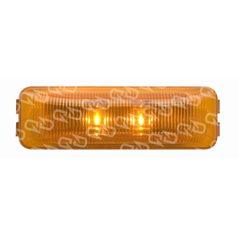 Surface Mount Clearance Light Optronics Amber Marker Light - Oval
