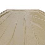 Rectangle Polar Protector Inground Winter Pool Cover 20 Year Warranty Tan