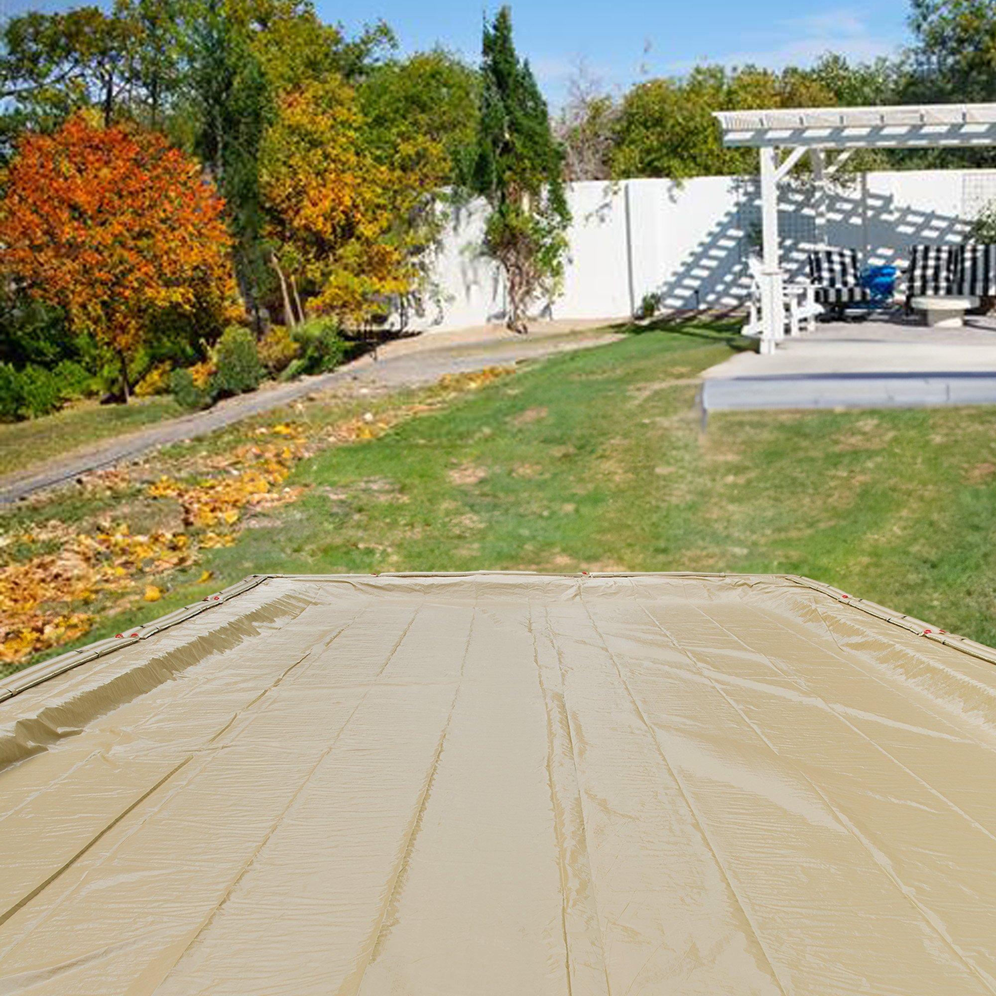 14' x 28' Rectangle Winter Pool Cover, 20 Year Warranty