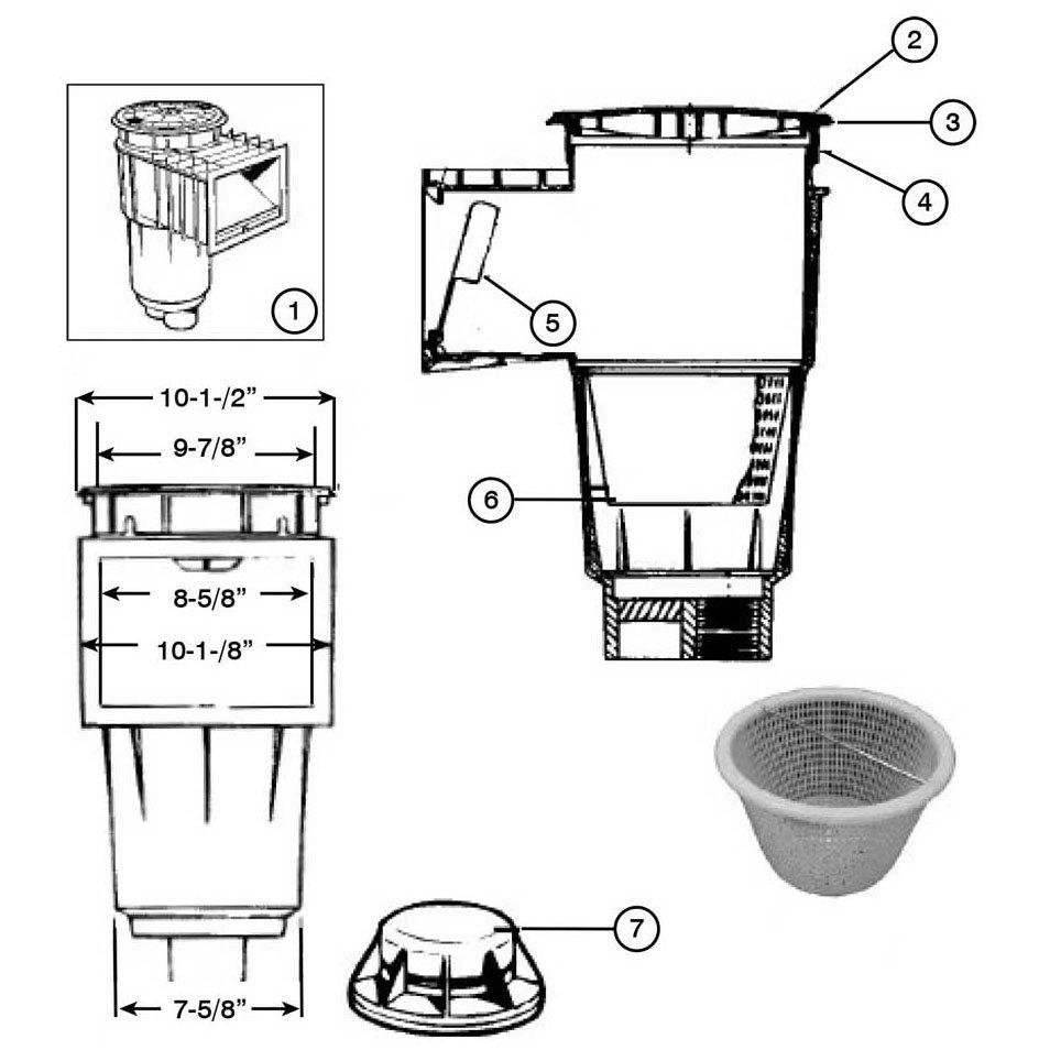 Hayward Skimmer Replacement Parts Leslie's Pool Supplies