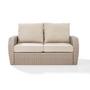 St. Augustine Wicker Loveseat with Cushions