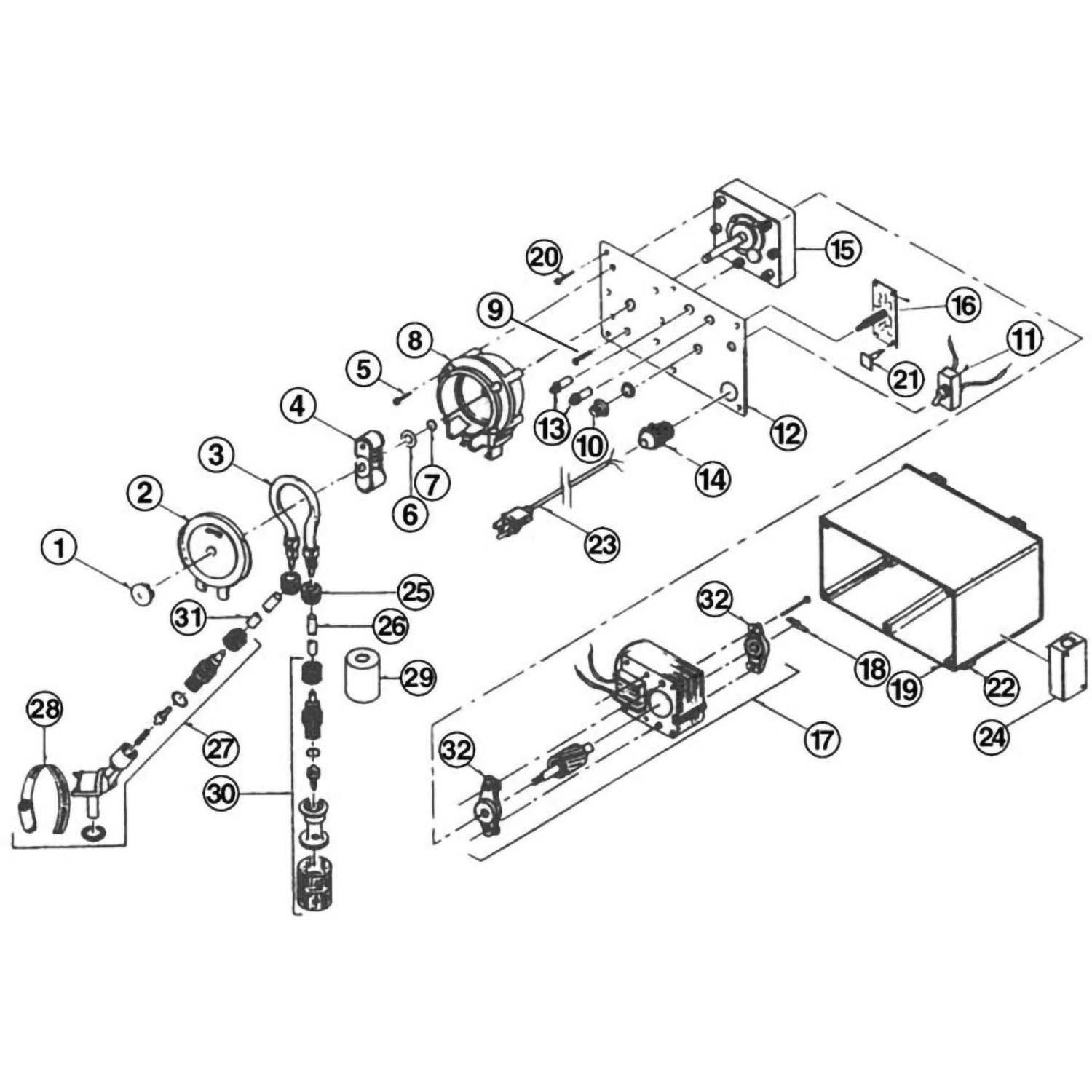 Blue-White A-200 Series Peristaltic Pump Parts