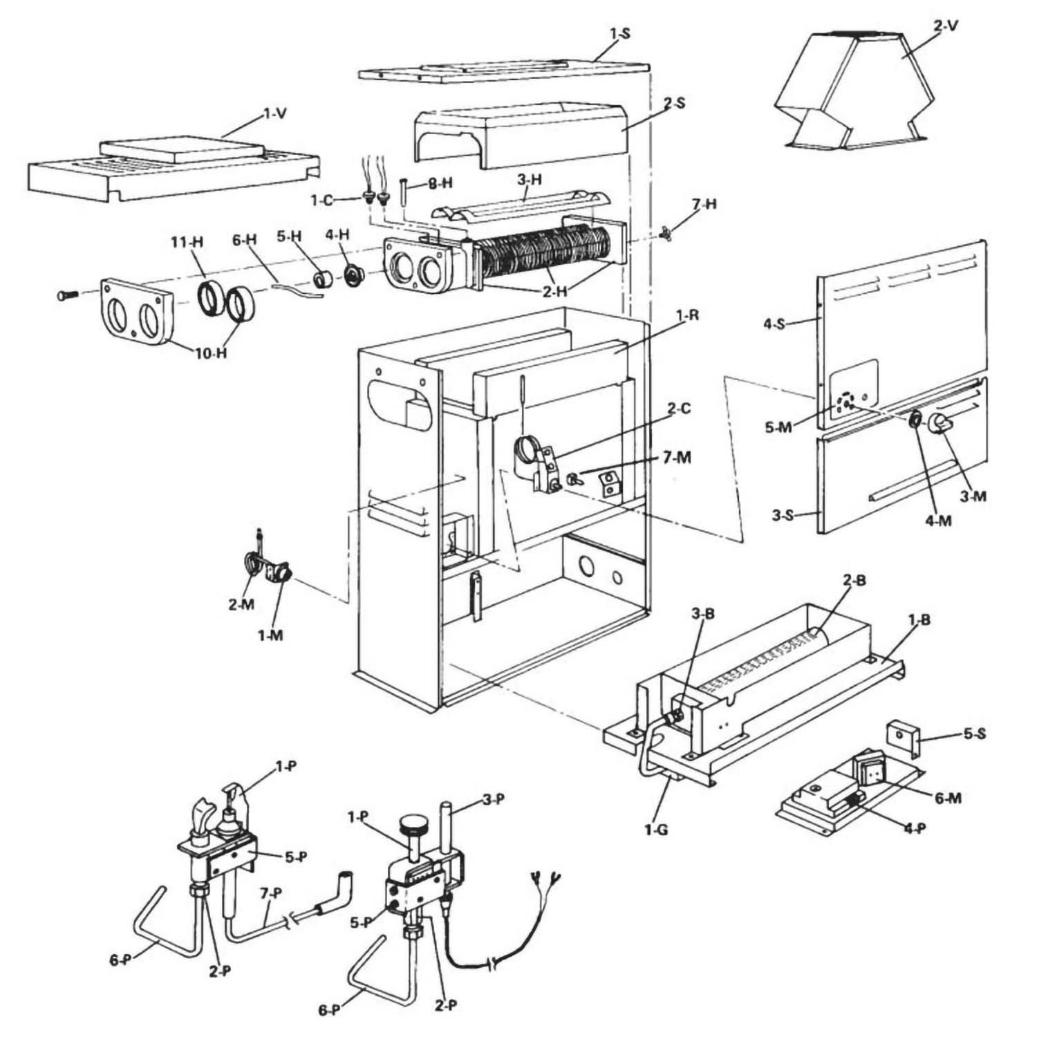 Raypak Pool Heater 053 Replacement Parts