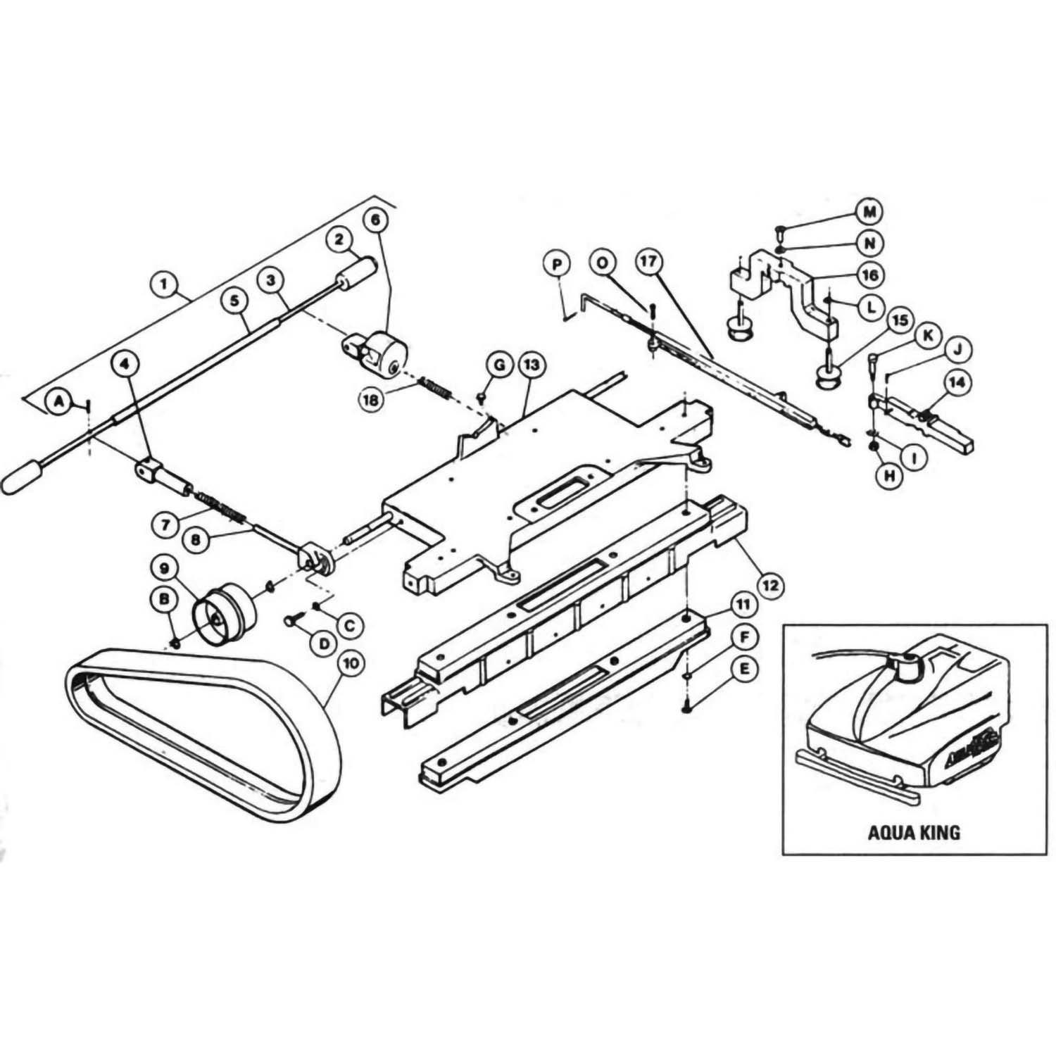 Aqua Vac King Base Assemblies